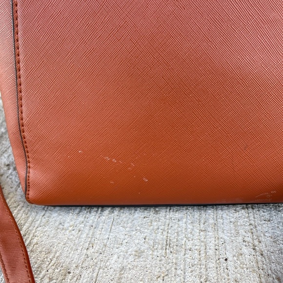 Montana West Crossbody Bag Purse Cognac Brown with matching wallet - Picture 9 of 10